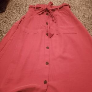 Old navy coral skirt size XL